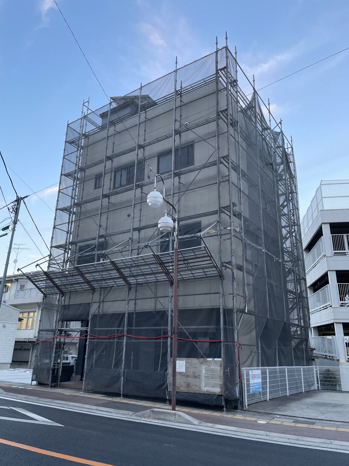塗装用クサビ式足場