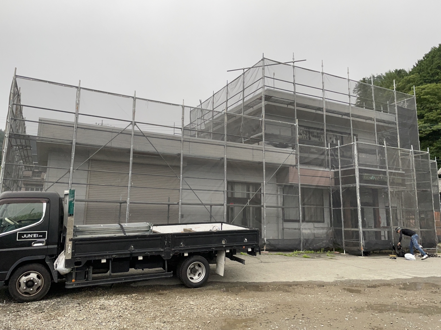 クサビ式足場 施工実績